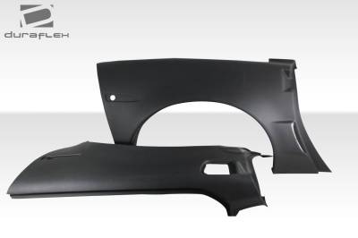 Duraflex - Chevrolet Corvette ZR1 Look Duraflex Rear Fender Flares 113783 - Image 3