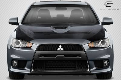 Extreme Dimensions 16 - Mitsubishi Lancer Race DriTech Carbon Fiber Body Kit- Hood!!! 114017 - Image 2