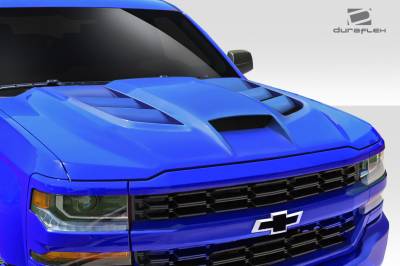 Duraflex - Chevrolet Silverado Viper Duraflex Body Kit- Hood 114233 - Image 2