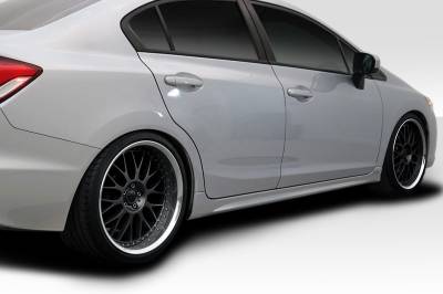 Duraflex - Honda Civic 4dr RR Duraflex Side Skirts Body Kit 114286 - Image 3