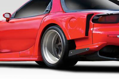 Duraflex - Mazda RX7 Bossen Duraflex Rear Wide Body Fender Flares 114443 - Image 2