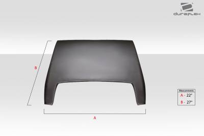 Duraflex - Universal Ram Air Type 6 Duraflex Hood Scoop 114552 - Image 3