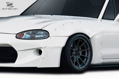 Duraflex - Mazda Miata RBS Duraflex Wide Front Fender Flares 117101 - Image 2