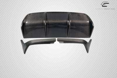 Carbon Creations - Honda Accord Ergo Carbon Fiber Rear Bumper Diffuser Body Kit 117545 - Image 8