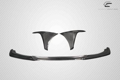 Carbon Creations - Honda Civic Yoka Carbon Fiber Front Bumper Lip Body Kit 117945 - Image 3