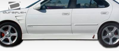 Duraflex - Nissan Sentra Duraflex B-2 Side Skirts Rocker Panels - 2 Piece - 100147 - Image 2