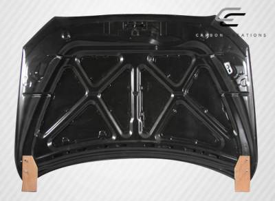 Carbon Creations - Mitsubishi Lancer Carbon Creations OEM Hood - 1 Piece - 104757 - Image 9