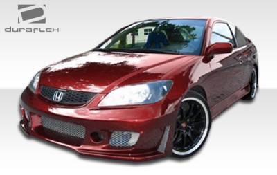 Duraflex - Honda Civic 2DR Duraflex B-2 Side Skirts Rocker Panels - 2 Piece - 100228 - Image 3