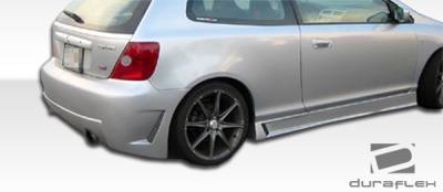 Duraflex - Honda Civic HB Duraflex B-2 Rear Bumper Cover - 1 Piece - 100348 - Image 3