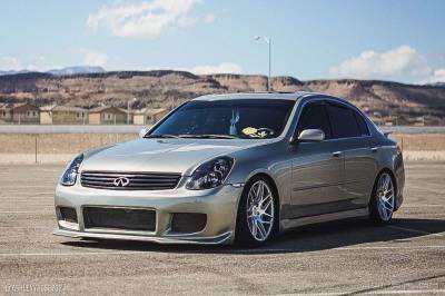 Duraflex - Infiniti G35 4DR Duraflex GT Competition Front Bumper Cover - 1 Piece - 100470 - Image 3