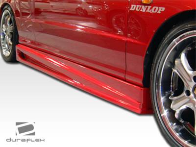 Duraflex - Acura Integra 2DR Duraflex Bomber Side Skirts Rocker Panels - 2 Piece - 101371 - Image 2