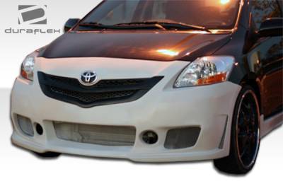 Duraflex - Toyota Yaris Duraflex B-2 Front Bumper Cover - 1 Piece - 103392 - Image 2