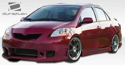 Duraflex - Toyota Yaris Duraflex B-2 Front Bumper Cover - 1 Piece - 103392 - Image 5