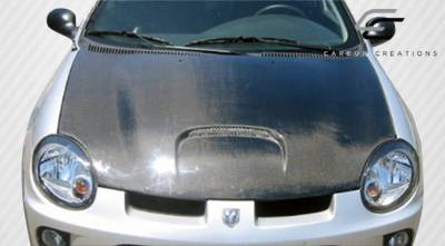 Carbon Creations - Dodge Neon Carbon Creations SRT Look Hood - 1 Piece - 103416 - Image 2