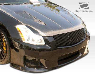 Duraflex - Nissan Maxima Duraflex GT-R Front Bumper Cover - 1 Piece - 104133 - Image 2