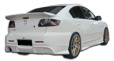 Duraflex - Mazda 3 4DR Duraflex I-Spec Rear Bumper Cover - 1 Piece - 104480 - Image 1