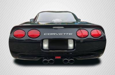 Chevrolet Corvette Carbon Creations S-Design Wing Trunk Lid Spoiler - 1 Piece - 106045