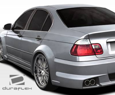 Duraflex - BMW 3 Series 4DR Duraflex I-Design Wide Body Rear Fender Flares - 2 Piece - 106515 - Image 2