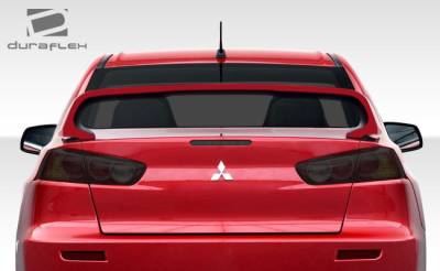 Duraflex - Mitsubishi Lancer Duraflex Evo X Look Wing Trunk Lid Spoiler - 1 Piece - 106959 - Image 4