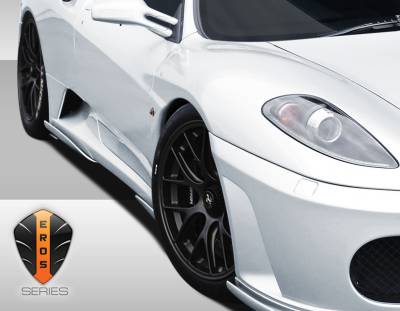 Duraflex - Ferrari F430 Eros Version 1 Duraflex Side Skirt Add On Body Kit 107730 - Image 2