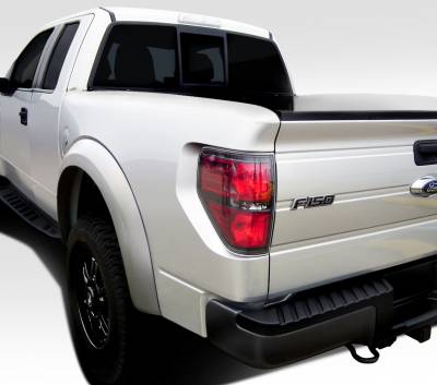 Ford F150 Duraflex Duraflex Off Road 4.5" Bulge Raptor Bedsides Rear Fenders - 2 Piece - 108885