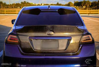 Carbon Creations - Subaru WRX 4DR NBR Concept Carbon Fiber Body Kit-Trunk/Hatch 109935 - Image 3