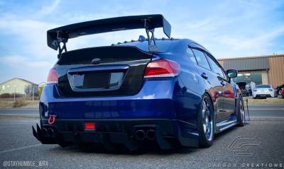 Carbon Creations - Subaru WRX 4DR NBR Concept Carbon Fiber Body Kit-Trunk/Hatch 109935 - Image 4