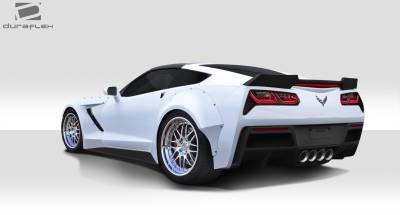 Duraflex - Chevrolet Corvette Duraflex Gran Veloce Wide Body Kit - 8 Piece - 112500 - Image 4