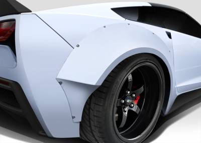 Duraflex - Chevrolet Corvette Duraflex Gran Veloce Wide Body Kit - 8 Piece - 112500 - Image 7