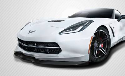 Chevrolet Corvette Carbon Creations Apex Front Splitter - 3 Piece - 112472