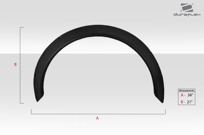 Duraflex - Universal Universal Universal Duraflex Fender Flares 112765 - Image 3