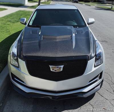 Carbon Creations - Cadillac ATS AC-1 DriTech Carbon Fiber Body Kit- Hood 112972 - Image 2