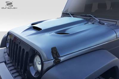 Duraflex - Jeep Wrangler Hellcat Look Duraflex Body Kit- Hood 113214 - Image 2