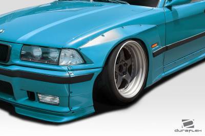 Duraflex - BMW 3 Series Circuit Duraflex Side Skirts Body Kit 113443 - Image 2