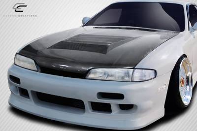 Carbon Creations - Fits Nissan 240SX D-Spec Carbon Fiber Creations Body Kit- Hood 114100 - Image 2