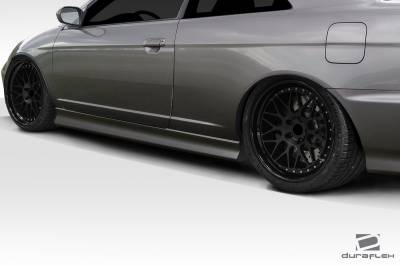 Duraflex - Honda Civic Sleek Duraflex Side Skirts Body Kit 114275 - Image 2