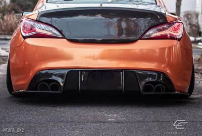 Carbon Creations - Hyundai Genesis Speedster Carbon Fiber Rear Diffuser Lip Body Kit 114300 - Image 3