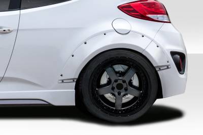 Hyundai Veloster Envisions Duraflex Rear Fender Flares 114306