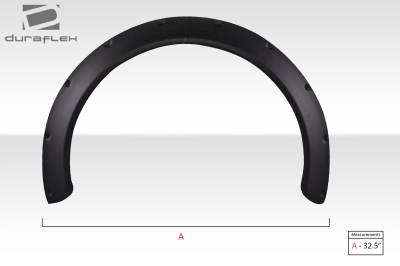 Duraflex - Universal New Type 1.6" Duraflex Fender Flares 114549 - Image 3