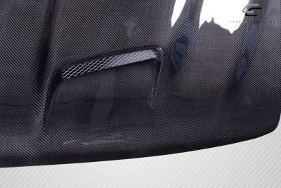 Carbon Creations - Chevrolet Silverado Dual Ram Air Carbon Fiber Body Kit- Hood 115434 - Image 7