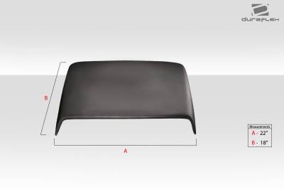 Duraflex - Universal Ram Air Type 3 Duraflex Hood Scoop 114553 - Image 3