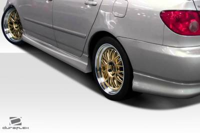 Duraflex - Toyota Corolla Target Duraflex Side Skirts Body Kit 114686 - Image 2