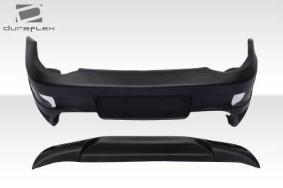 Duraflex - Porsche 911 Carrera 997 C2 C2S Tecnik Duraflex Rear Body Kit Bumper 114857 - Image 2