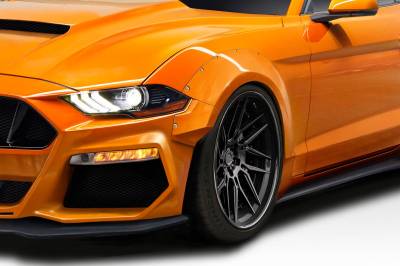 Duraflex - Ford Mustang Grid Duraflex Wide Front Fender Flares 114997 - Image 2