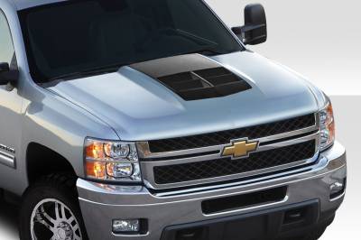 Duraflex - Chevrolet Silverado ZL1 Look Duraflex Body Kit- Hood 115174 - Image 2