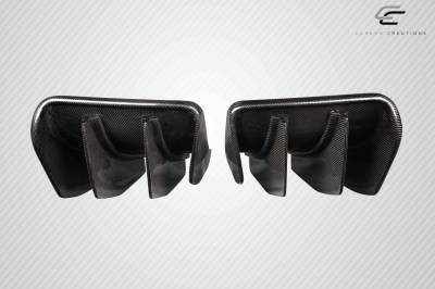 Carbon Creations - Chevrolet Corvette GTR Carbon Fiber Rear Bumper Diffuser Body Kit 117805 - Image 2