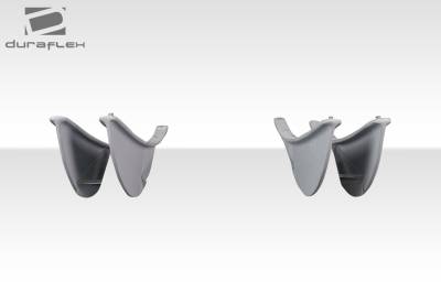 Aero Function - Ferrari F430 AF-1 Aero Function Rear Bumper Diffuser Fins Body Kit 117843 - Image 3