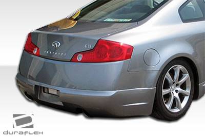 Duraflex - Infiniti G35 2DR Duraflex I-Spec Rear Lip Under Spoiler Air Dam - 1 Piece - 100462 - Image 2