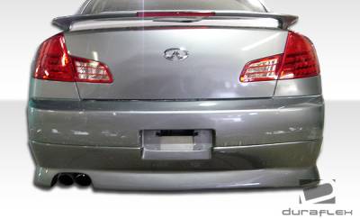 Duraflex - Infiniti G35 4DR Duraflex GT Competition Rear Lip Under Spoiler Air Dam - 1 Piece - 100471 - Image 2