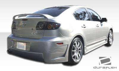 Duraflex - Mazda 3 4DR Duraflex B-2 Rear Bumper Cover - 1 Piece - 100563 - Image 4